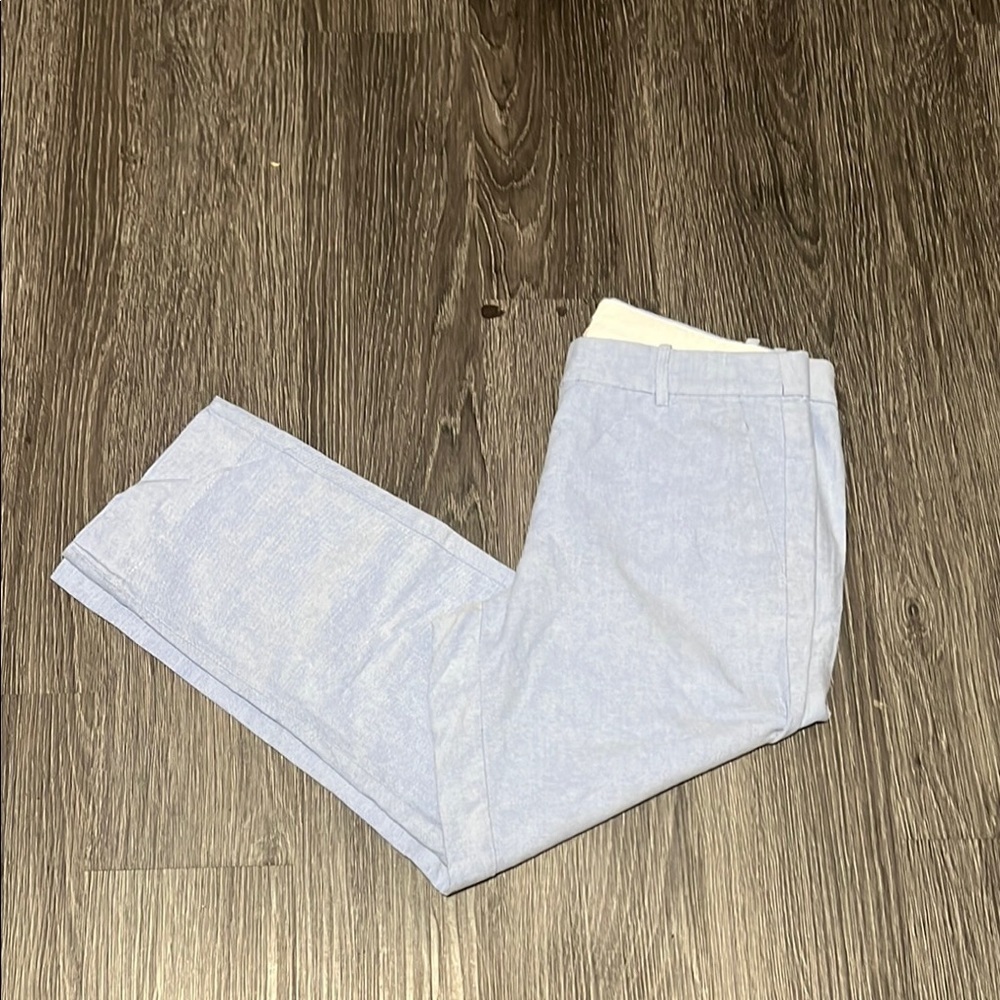 J. Crew Blue Ankle Cropped Jeans